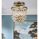 Stonybrook 4 Light 18.25 inch Havana Gold Pendant Convertible To Semi Flush Ceiling Light